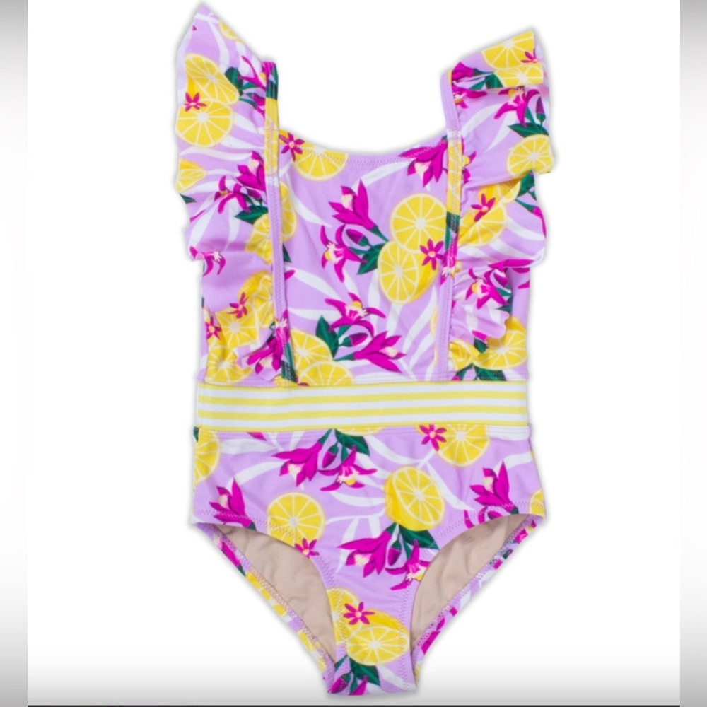One Piece Tropical Lemons Swimsuit
